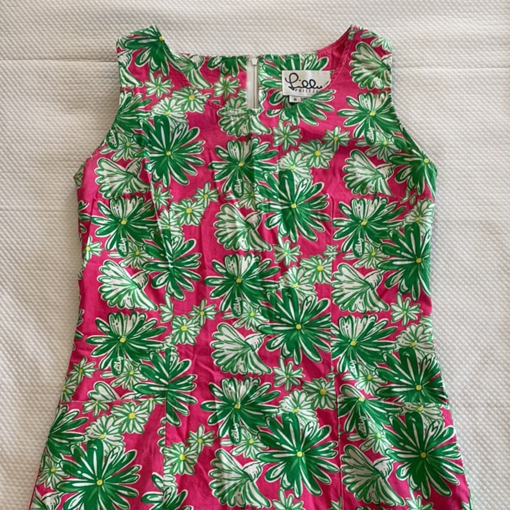 Lilly Pulitzer Shift Dress Hot Pink